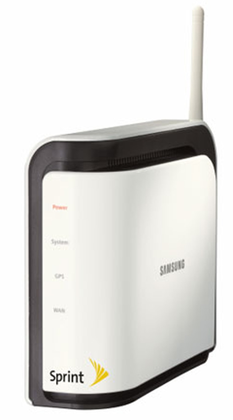 Image: Samsung Airave femtocell being used by Sprint